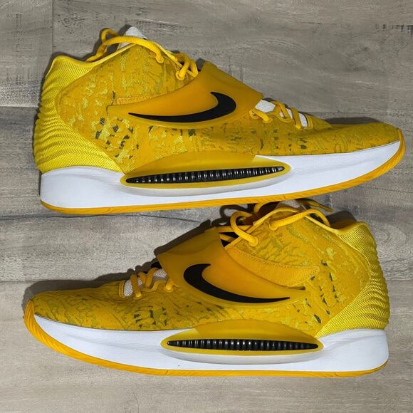 Nike KD 14 TB Promo Mens Size 15 Yellow Amarillo Basketball Sneakers DM5040-700 - Picture 11 of 11